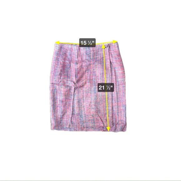 Womens Handmade Multicolor Tweed Skirt Blazer Set - Picture 9 of 11